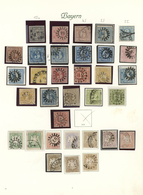 O/* Bayern - Marken Und Briefe: 1849/68, Gestempelte Sammlung Der Quadratausgaben Ab Nr. 1 Ia (mit Fotob - Andere & Zonder Classificatie