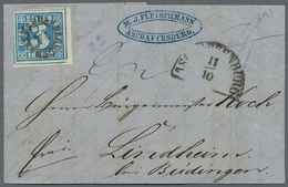 Br/GA Bayern - Marken Und Briefe: 1850/1900 (ca.), Schöner Briefposten Mit Sicher über 200 Belegen Ab Ein - Autres & Non Classés