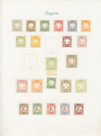 */** Bayern - Marken Und Briefe: 1900/1920, Saubere Ungebrauchte/postfrische Sammlung Auf Alten Borek-Vor - Andere & Zonder Classificatie