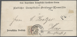 Br Bayern - Portomarken: 1890/1911, Lot Von Vier Belegen Mit Nachportomarken, Dabei 3 Pfg. Auf Portopfl - Sonstige & Ohne Zuordnung