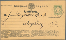 GA Bayern - Ganzsachen: 1873/1903. Nette Sammlung Von 35 Gebrauchten Postkarten. Dabei Sind Viele Gute - Sonstige & Ohne Zuordnung