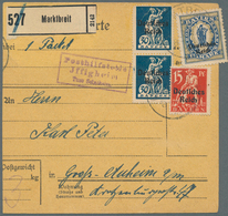 Br Bayern - Besonderheiten: 1895/1935 Ca., über 140 Briefe, Karten, Formulare, Vignetten, Die Im Weites - Autres & Non Classés