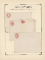 GA Braunschweig - Ganzsachen: 1855/1865, Ungebrauchte Ganzsachen-Sammlung Mit Fast 60 Umschlägen Auf Al - Brunswick