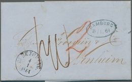 Br Hamburg - Vorphilatelie: 1808/1862: Posten Mit 28 Transit-Briefen über Hamburg Mit Einer Vielzahl An - Prephilately