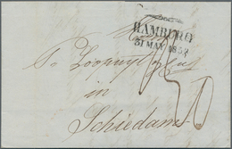 Br Hamburg - Vorphilatelie: 1830/1870: Mehr Als 90 Briefe Von Und Nach Hamburg. Schöne Stempel. - Prephilately