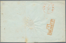 Br Hamburg - Vorphilatelie: 1848/1858, 8 Faltbrief Aus Hamburg Bzw. Altona Nach Holland, Dabei Besserer - Prephilately