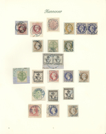 O/Brfst Hannover - Marken Und Briefe: 1850/1864, Sehr Saubere überkomplette Sammlung Aus Altem Borek-Abo Mit - Hanovre