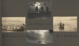 Helgoland - Besonderheiten: 1915/1918: Fotoalbum V.Matrosenartillerieabteilung Helgoland 174 Bilder/ - Heligoland