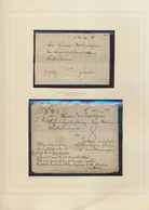 */(*)/O/Brfst/Br/GA Mecklenburg-Strelitz - Marken Und Briefe: 1864, Kleine Ungebrauchte Und Gestempelte Sammlung Mit 20 - Mecklenbourg-Strelitz