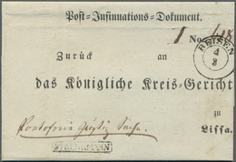Br Preußen - Vorphilatelie: 1840/1880 (ca.), Bestand In 2 Schachteln Mit Ca. 940 Vorphila- Und Dienstbr - Préphilatélie