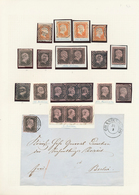 O/Brfst Preußen - Marken Und Briefe: 1850/1867, Saubere Gestempelte Sammlung Von über 190 Marken, Sauber Auf - Autres & Non Classés