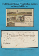 Br/GA/ Thurn & Taxis - Marken Und Briefe: 1618/1935, Hohenzollern-Sigmaringen / Die Herrschaft Achberg: Spe - Altri & Non Classificati