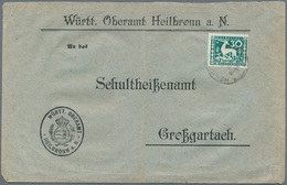 **/O/Br/GA Württemberg - Marken Und Briefe: 1784/1920 (ca.), Schöner Posten Von Ca. 30 Ehemaligen Auktions-Einz - Sonstige & Ohne Zuordnung