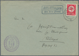 Br Württemberg - Stempel: LANDPOST-STEMPEL: 1933/1945, Sammlung Von Ca. 40 Belegen (einige Vorderseiten - Autres & Non Classés