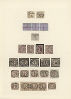 O/(*) Norddeutscher Bund - Marken Und Briefe: 1868/71, Gestempelte Sammlung Teils Mehrfach Dabei Viele Zen - Autres & Non Classés