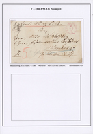 Br Norddeutscher Bund - Stempel: 1868/73, Die "F" (Franco)-Stempel, Der Beginn Der Postautomatisation I - Other & Unclassified