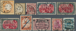 O/Brfst Deutsches Reich: 1872/1945, Umfangreiche, In Den Hauptnummern Bis Auf Block 2 (Block 1 Und Mi.-Nr. 1 - Collections