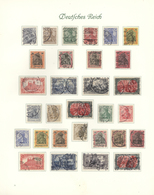 */O Deutsches Reich: 1872-1944, Saubere Sammlung Eines Alten Sammlers  Aus Borek-Abo Bis Auf Wenige Ausg - Collections