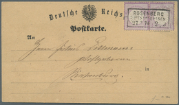 Br Deutsches Reich: 1874-1942, Partie Mit 10 Besseren Briefen Und Belegen, Dabei Auch Zeppelin, Brustsc - Verzamelingen