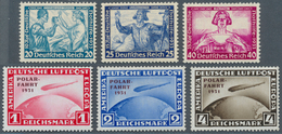 ** Deutsches Reich: 1931/1935, Postfrische Partie Von Besseren Ausgaben Mit Polarfahrt, Wagner Und Mark - Sammlungen