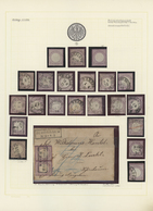 **/*/(*)/O/Brfst/Br/GA Deutsches Reich - Brustschild: 1872/1875, Sehr Umfangreiche, Meist Gestempelte Sammlung Mit Einig - Unused Stamps