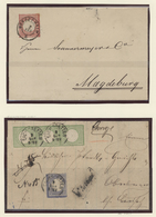 O/Brfst/Br/GA Deutsches Reich - Brustschild: 1872/1875, Umfangreiche Stempel-Sammlung Auf Einigen Hundert Losen Ma - Unused Stamps