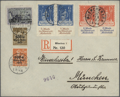 Br Deutsches Reich - Inflation: 1920/1923, Partie Von Ca. 70 Briefen Und Karten, Meist Bedarfspost Und - Covers & Documents