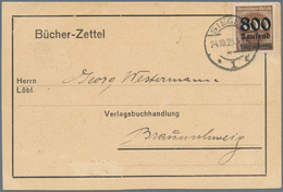 Br Deutsches Reich - Inflation: 1923, Sammlung Von über 200 Bedarfsbriefen Nur Aus Der Hochinflationsze - Brieven En Documenten