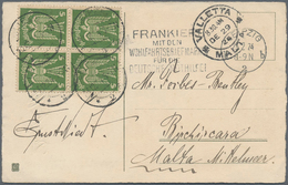 Br/**/O Deutsches Reich - Weimar: 1923/1932, Freimarken Einzel- Und Mehrfachfrankaturen: Sehr Gehaltvolle Sp - Unused Stamps