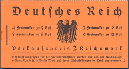 **/*/O/(*) Deutsches Reich - Weimar: 1924/1933, Nette Zusammenstellung Mit Markant Verzähntem OR-6er-Block 3 Re - Neufs