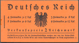 **/*/O/(*) Deutsches Reich - Weimar: 1924/1933, Nette Zusammenstellung Mit Markant Verzähntem OR-6er-Block 3 Re - Ungebraucht