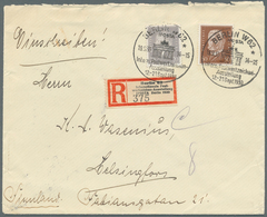 Br Deutsches Reich - Weimar: 1924/1932, 77 Belege Mit Einzel-, Mehrfach- Und Mischfrankaturen Meist Der - Unused Stamps