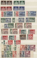 ** Deutsches Reich - 3. Reich: 1924/1938, Postfrische Zusammenstellung Mit Mittleren Und Besseren Ausga - Unused Stamps