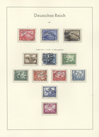 O/Br/GA Deutsches Reich - 3. Reich: 1933/1945, Bis Auf Block 2 Nach Vordruck Komplette Gestempelte Sammlung - Unused Stamps