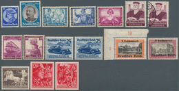 O/**/Brfst/* Deutsches Reich - 3. Reich: 1933/1945, Umfangreiche Sammlung Sauber Auf Stecktafeln Geführt, Oft Par - Neufs