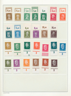 ** Deutsches Reich - 3. Reich: 1933-1945, Postfrische Sammlung In Zwei Bänden, Dabei Vieles Mit Ecken U - Unused Stamps