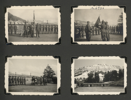 Deutsches Reich - 3. Reich: 1940/1945 (ca):  2. Weltkrieg Fotoalbum (beschädigt) Mit 93 Fotos, RAD, - Ungebraucht