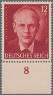 **/O Deutsches Reich - 3. Reich: 1943-44: Acht Marken Mit Plattenfehlern, Dabei Sechs Verschiedene Marken - Ungebraucht