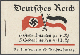 Deutsches Reich - Markenheftchen: 1927/1941, Lot Von Zehn Markenheftchen Unkomplett/mit Beanstandung - Postzegelboekjes
