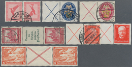 */**/O Deutsches Reich - Zusammendrucke: 1910/1944, Umfangreiche Sammlung Zusammendrucke Und H-Blätter In 2 - Se-Tenant