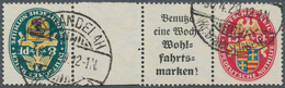 O/** Deutsches Reich - Zusammendrucke: 1928/1933, Saubere Partie Zusammendruck-Kombinationen, Dabei Auch - Zusammendrucke