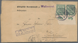 Br/**/O Deutsches Reich - Dienstmarken: 1903/1922, Einzel- Und Mehrfachfrankaturen: Gehaltvolle Spezialsamml - Service