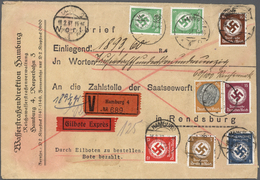 Br Deutsches Reich - Dienstmarken: 1927/1945, Partie Mit Fast 60 Briefen Und Karten Mit Schwerpunkt III - Service