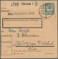 Br/**/O Deutsches Reich - Dienstmarken: 1934/1944, Einzel- Und Mehrfachfrankaturen: Gehaltvolle Spezialsamml - Service