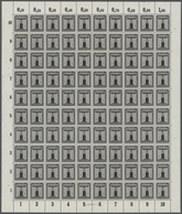 ** Deutsches Reich - Dienstmarken: 1938, 1 Pfg. Dienstmarke Der Partei, 18 Postfrische Bögen (teils Ang - Dienstmarken