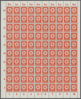 ** Deutsches Reich - Dienstmarken: 1942/1944, 41 Postfrische Bögen 8 Pfg. Dienstmarke Für Landesregieru - Servizio