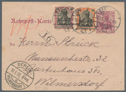 GA Deutsches Reich - Ganzsachen: 1876/1934, Sammlung Von 50 Rohrpost-Karten Und -Umschlägen, Alles Sehr - Sonstige & Ohne Zuordnung