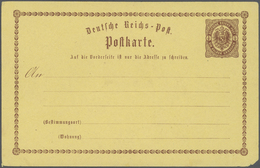 GA Deutsches Reich - Privatganzsachen: 1874/1914, Umfangreiche, Ungebrauchte Und Gebrauchte Sammlung "P - Altri & Non Classificati