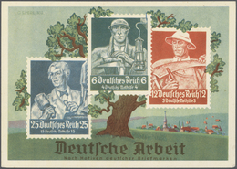 GA Deutsches Reich - Privatganzsachen: 1933/1942, Sehr Umfangreiche, Ungebrauchte Und Gebrauchte (bzw. - Autres & Non Classés