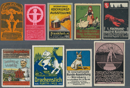 Deutsches Reich - Besonderheiten: 1908/1912, REKLAMEMARKEN AUSSTELLUNGEN Und MESSEN, Zweiter Teil Ei - Altri & Non Classificati